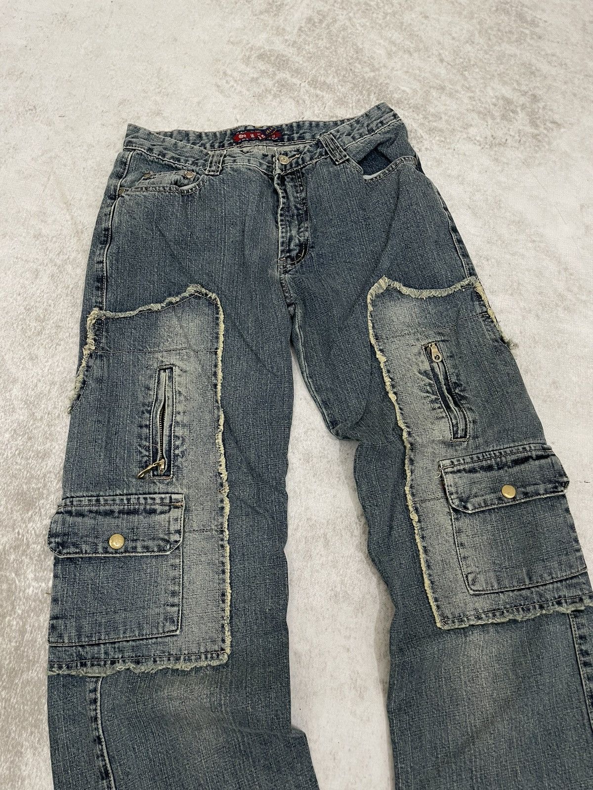 Hysteric Glamour 2000s Jinggou Japan Flared distressed Denim LGB Style Size US 29 - 2 Thumbnail