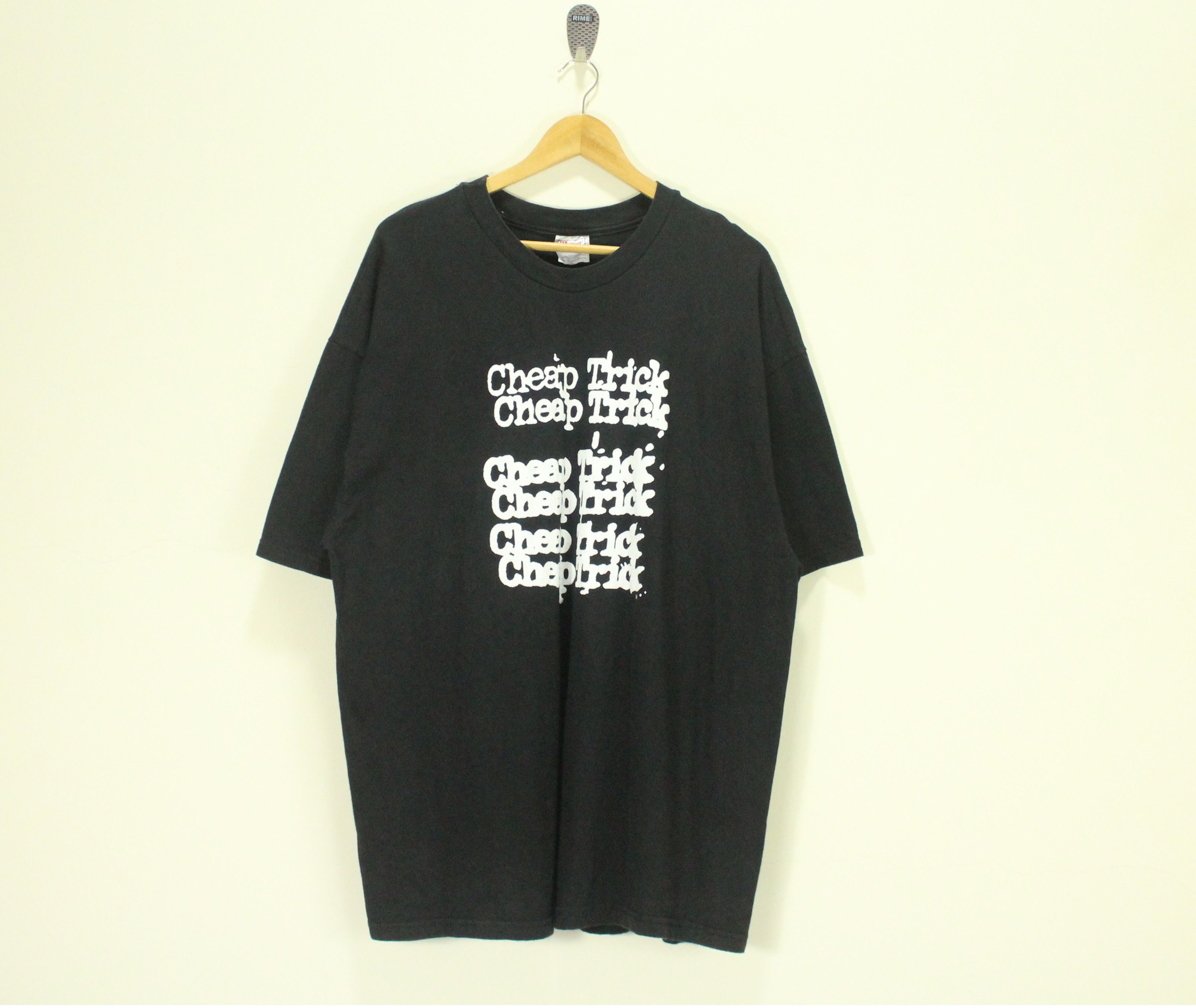 Image of Band Tees x Vintage Cheap Trick T Shirt in Black, Men's (Size 2XL)