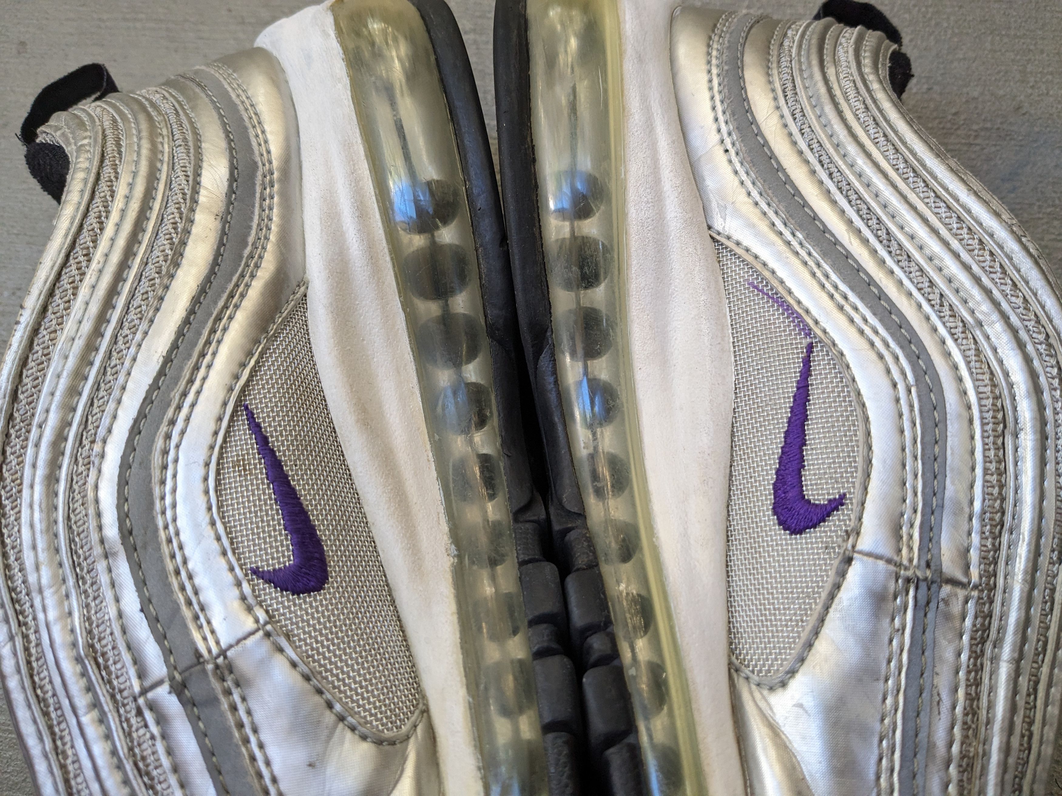 Nike Nike Air Max 97 Silver Purple Size 9 312461-003 2010 Size US 9.5 / EU 42-43 - 10 Thumbnail