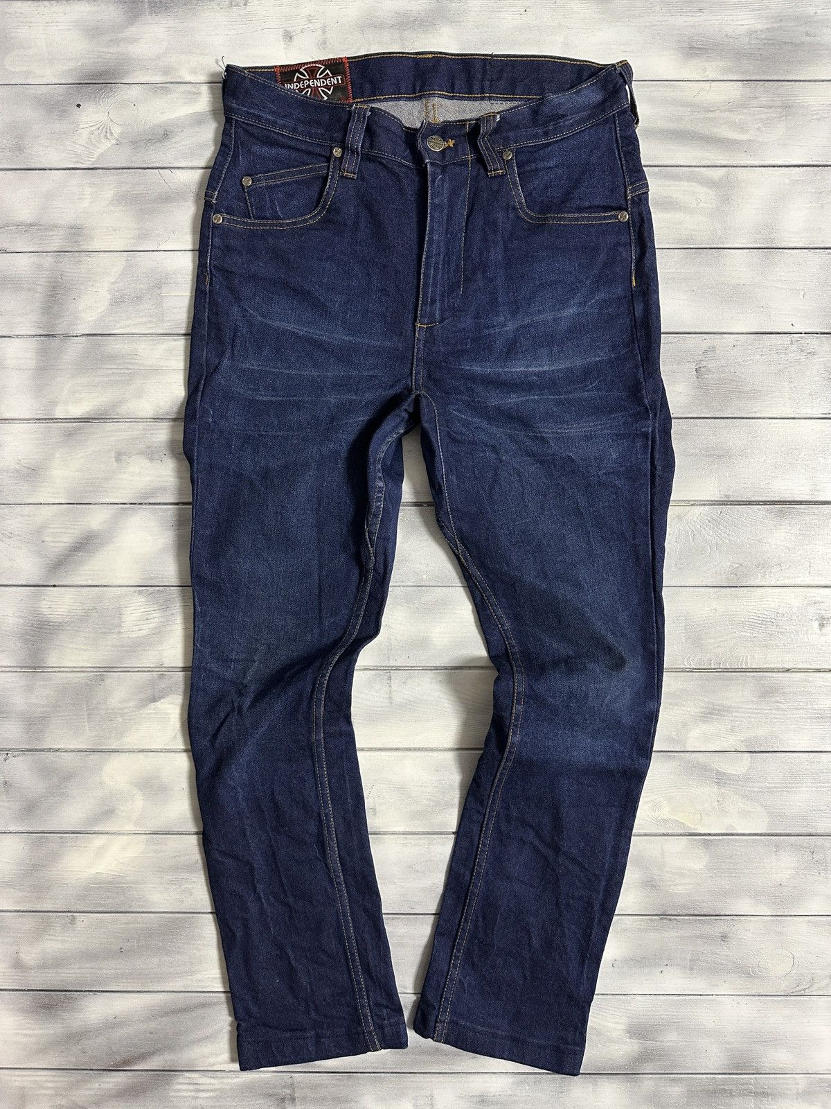 Independent Truck Co. Rare Jeans Independent Japan Y2K Style. Size US 30 / EU 46 - 2 Thumbnail