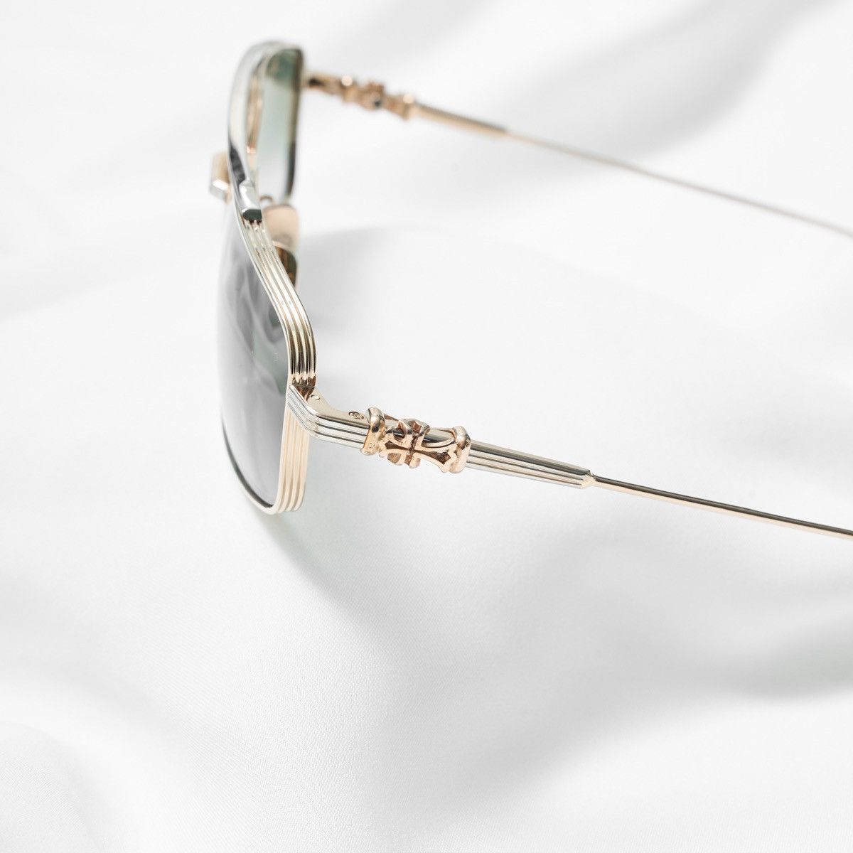 Chrome Hearts CHROME HEARTS LICK'N GOLD PLATED SUNGLASSES Size ONE SIZE - 3 Thumbnail
