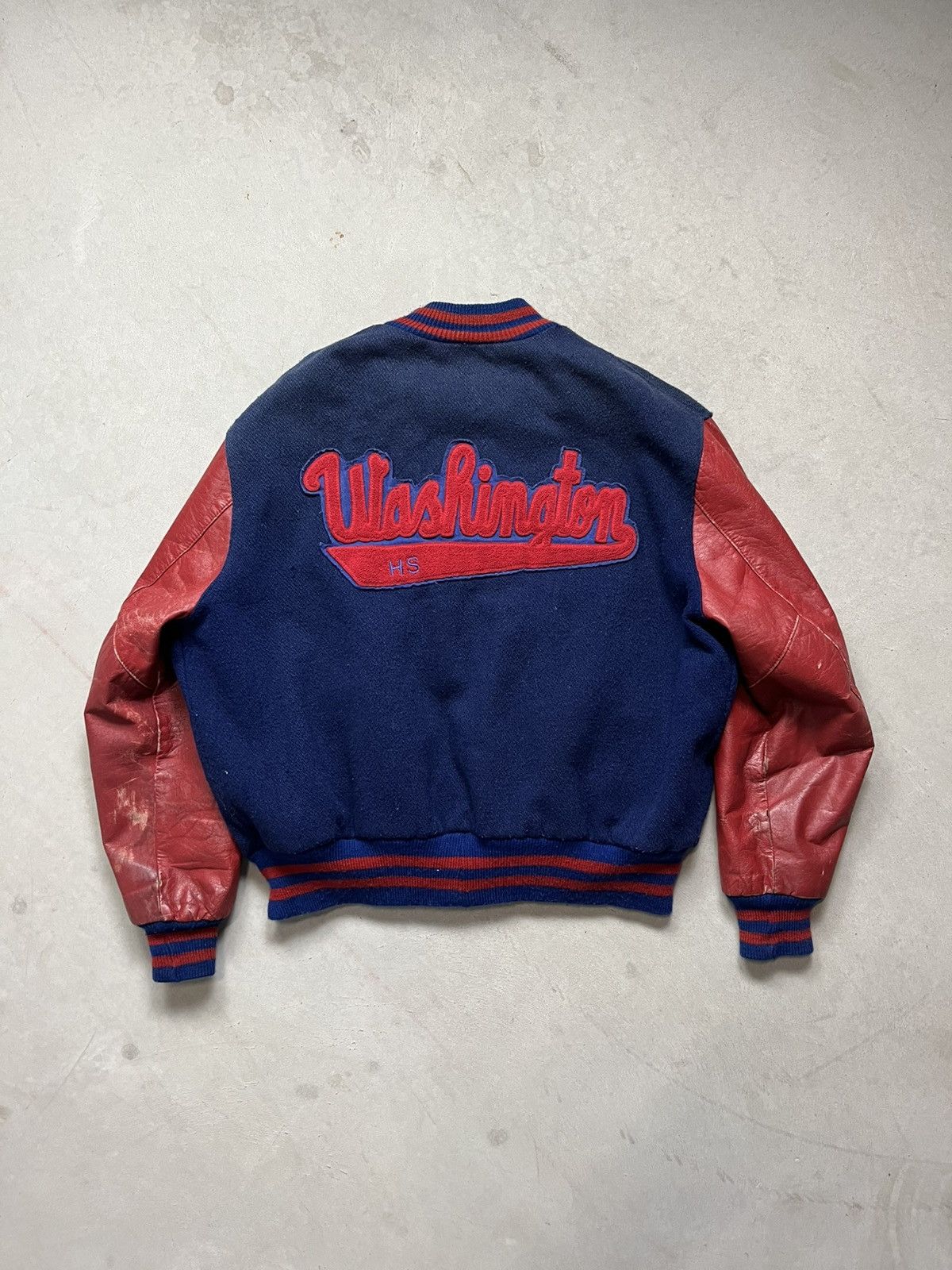 Delong Vintage Washington High School Jacket Size US M / EU 48-50 / 2 - 2 Thumbnail