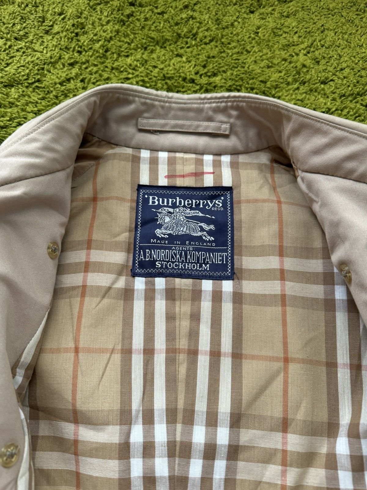 90s 00s BURBERRY ノバチェック trench coat y2k Burberry's trench Coat Cotton Biege nova check | eBay