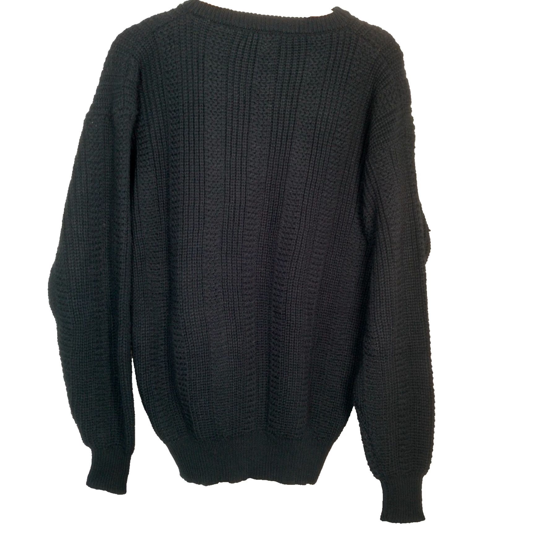 Vintage VINTAGE Wentworth Sweater Adult Medium Black Crew Neck 90s Retro Mens Size US M / EU 48-50 / 2 - 2 Thumbnail