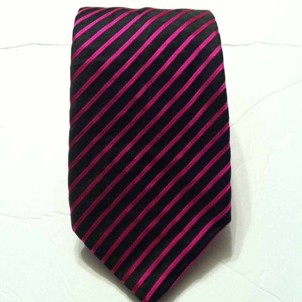 Thomas Pink THOMAS PINK MEN'S NEW BLACK TIE 3 3/4" X 57 3/4" Size ONE SIZE - 1 Thumbnail