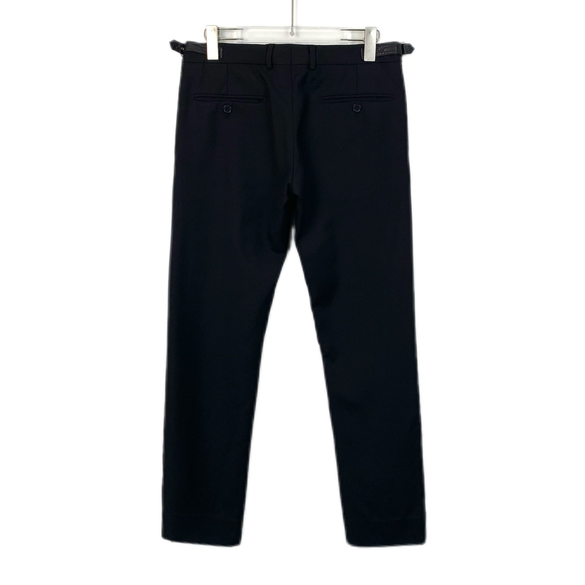 Yves Saint Laurent Saint Laurent Black Virgin Wool Pants Size US 30 / EU 46 - 2 Thumbnail