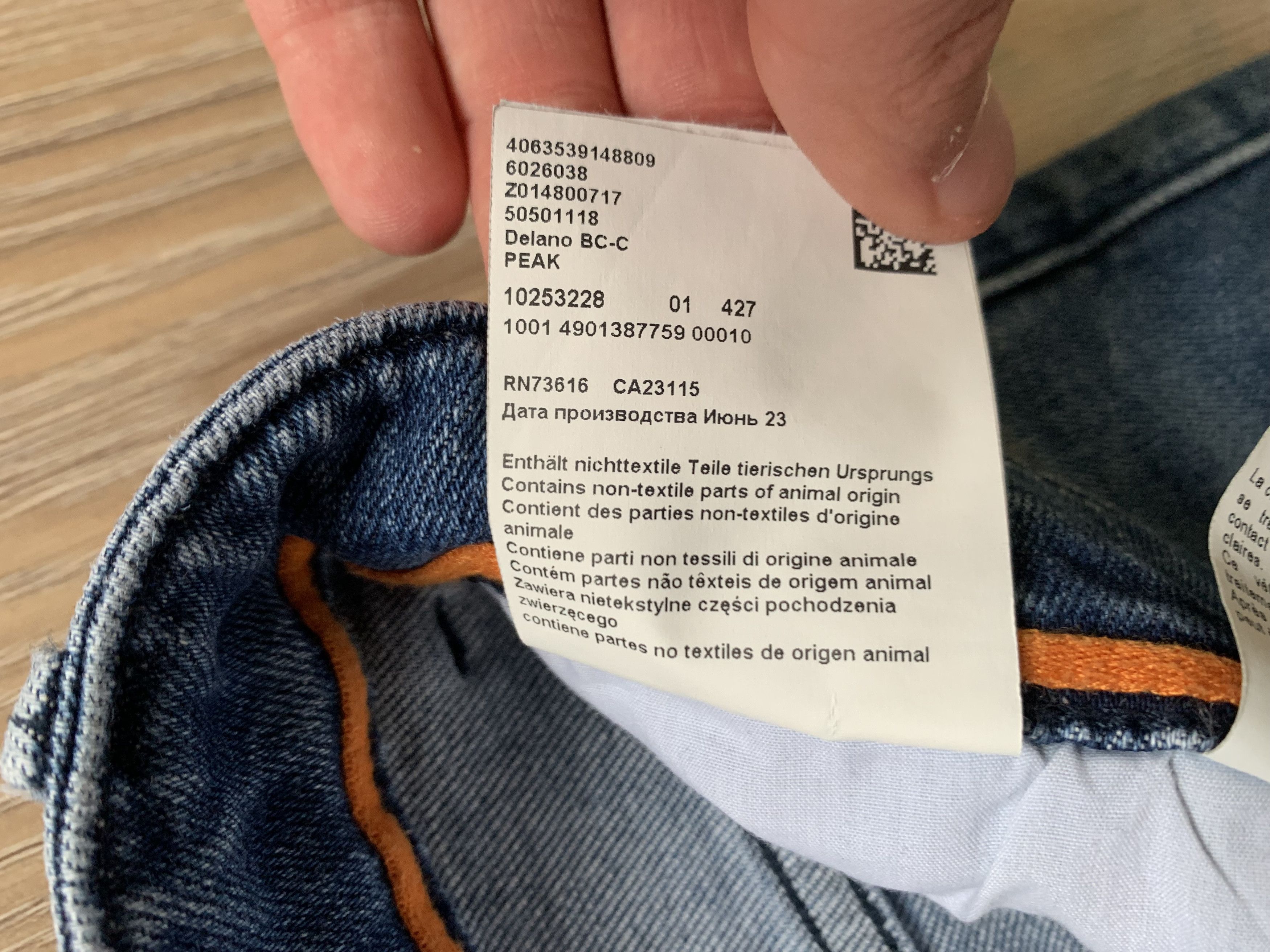 Hugo Boss Hugo Boss Delano Stretch Distressed Jeans Size US 34 / EU 50 - 11 Thumbnail