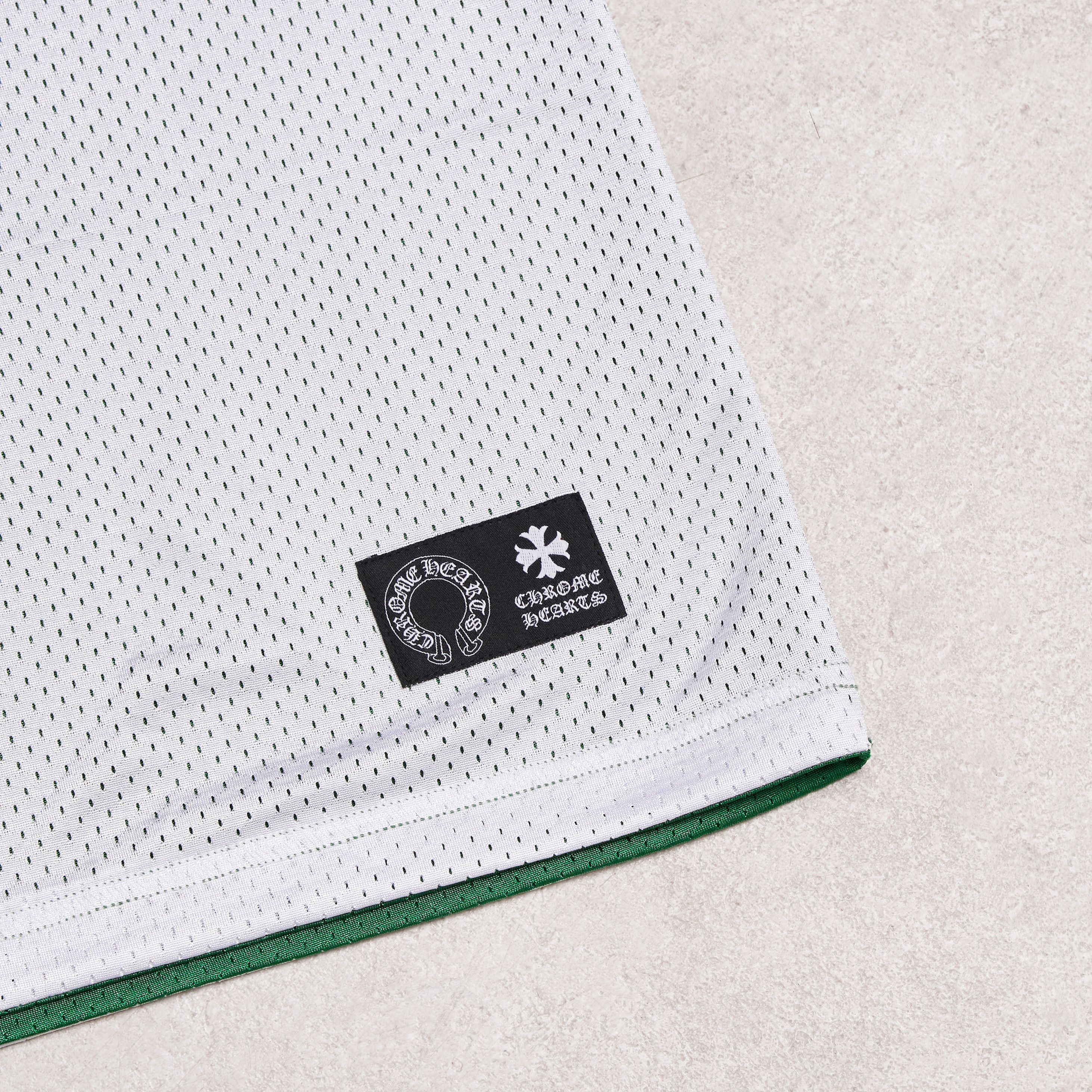 Chrome Hearts CHROME HEARTS Mesh Reversible Basketball Jersey GREEN/WHITE Size US L / EU 52-54 / 3 - 9 Thumbnail