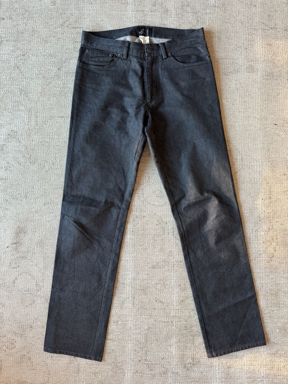 agnes b. Agnes b. home gray straight leg denim sz 40 / 31" Size US 31 - 1 Thumbnail