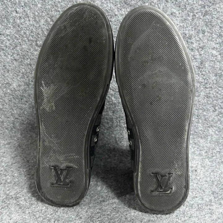 Louis Vuitton Louis Vuitton Classic Checkered High-Top Sneakers -2508 Size US 8.5 / EU 41-42 - 4 Thumbnail