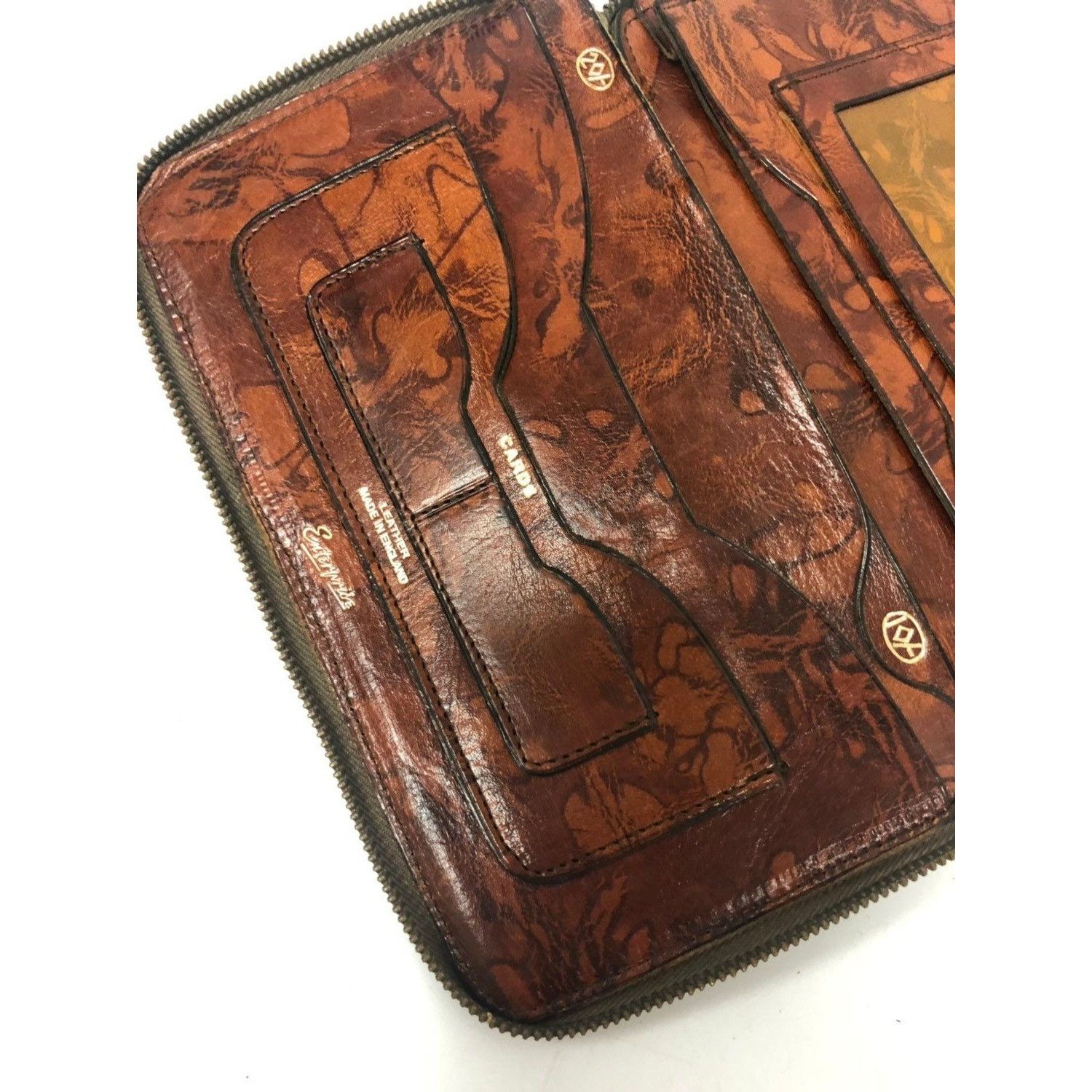 Other Vtg Enterprise England Brown Leather BoHo Hippie Wallet Size ONE SIZE - 7 Thumbnail