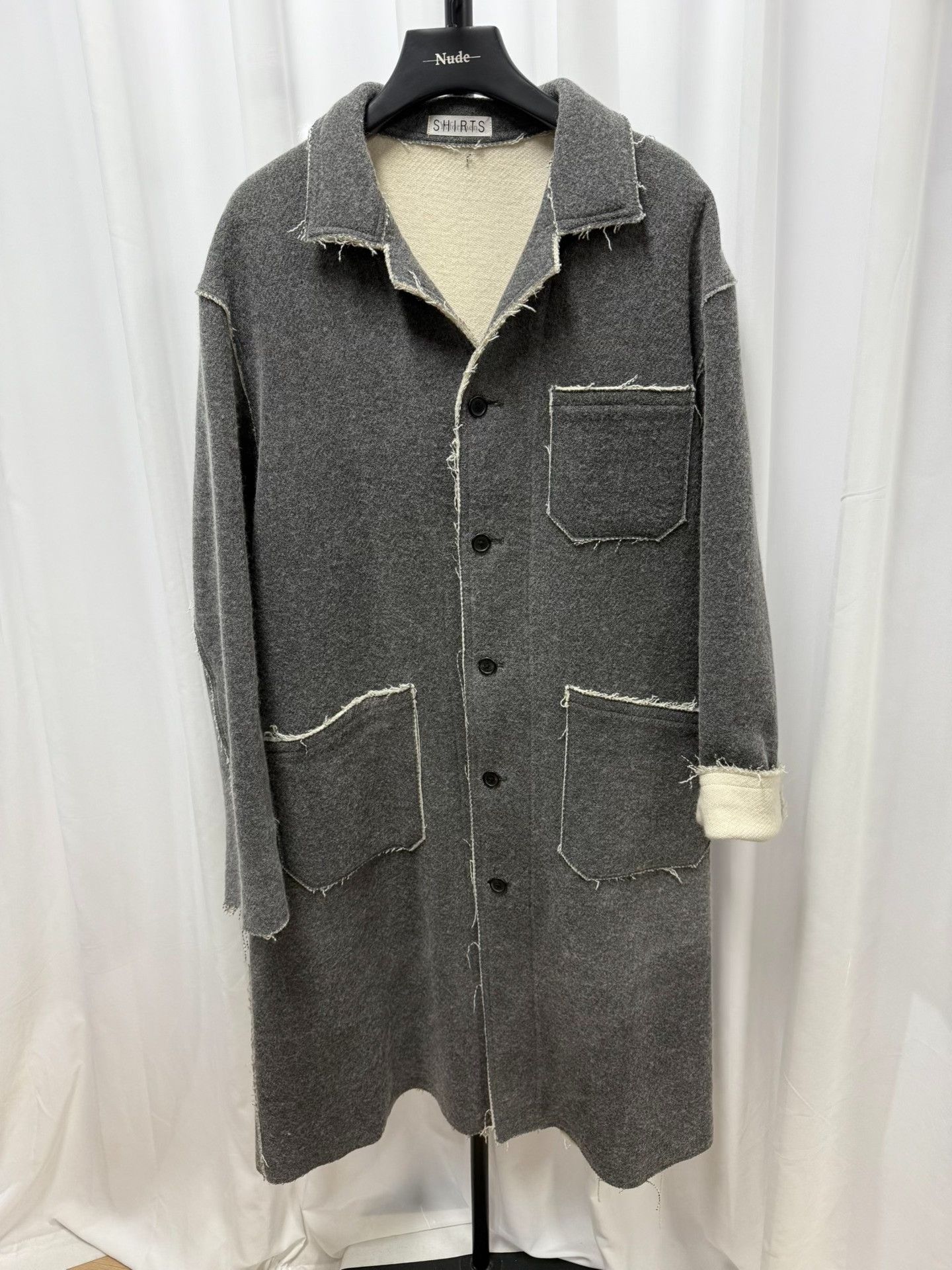 Y's for Men y's for men wool coat with color blocking Size US L / EU 52-54 / 3 - 1 Thumbnail