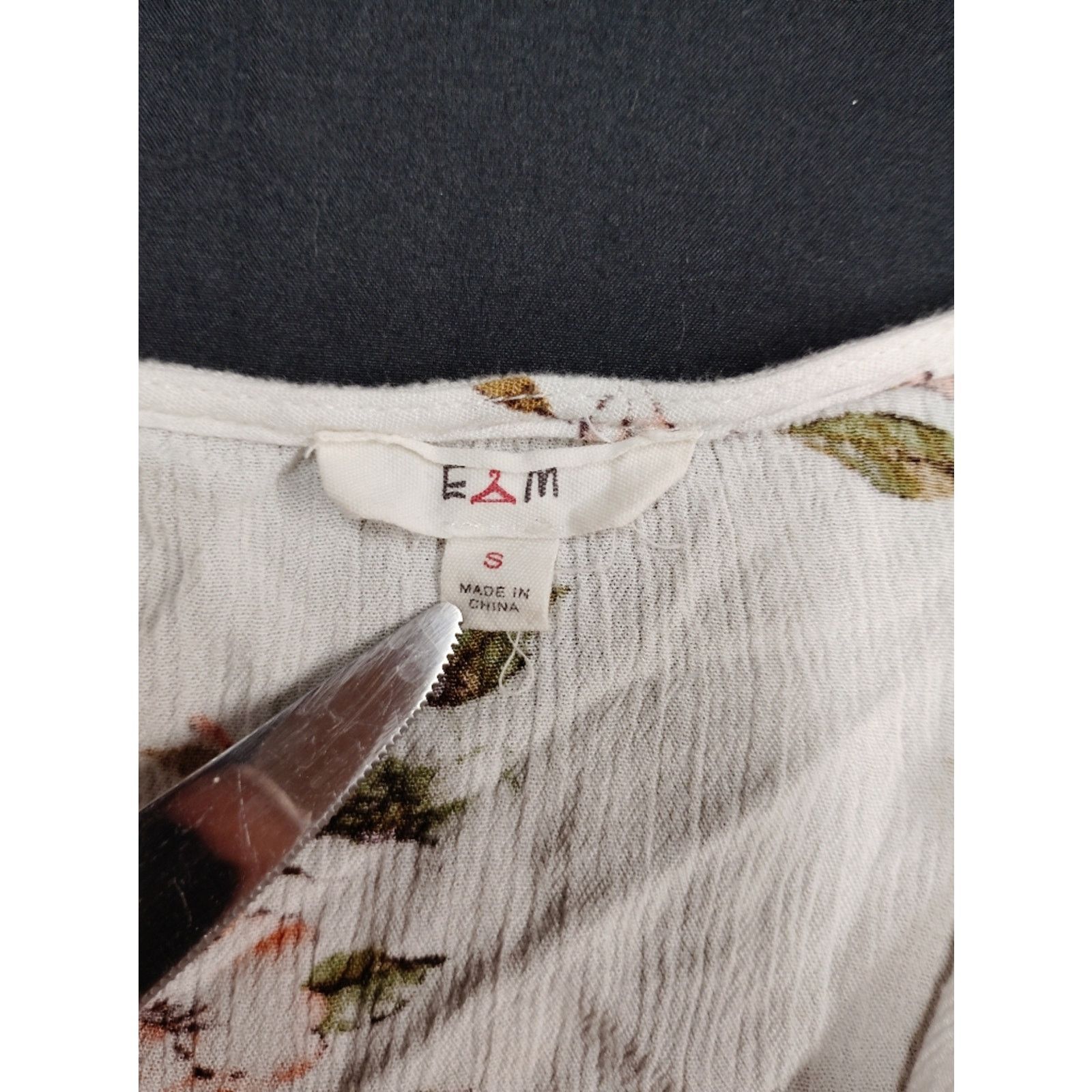 Elia Maurizi E M Floral Fitted Waist Long Sleeve Size S / US 4 / IT 40 - 2 Thumbnail