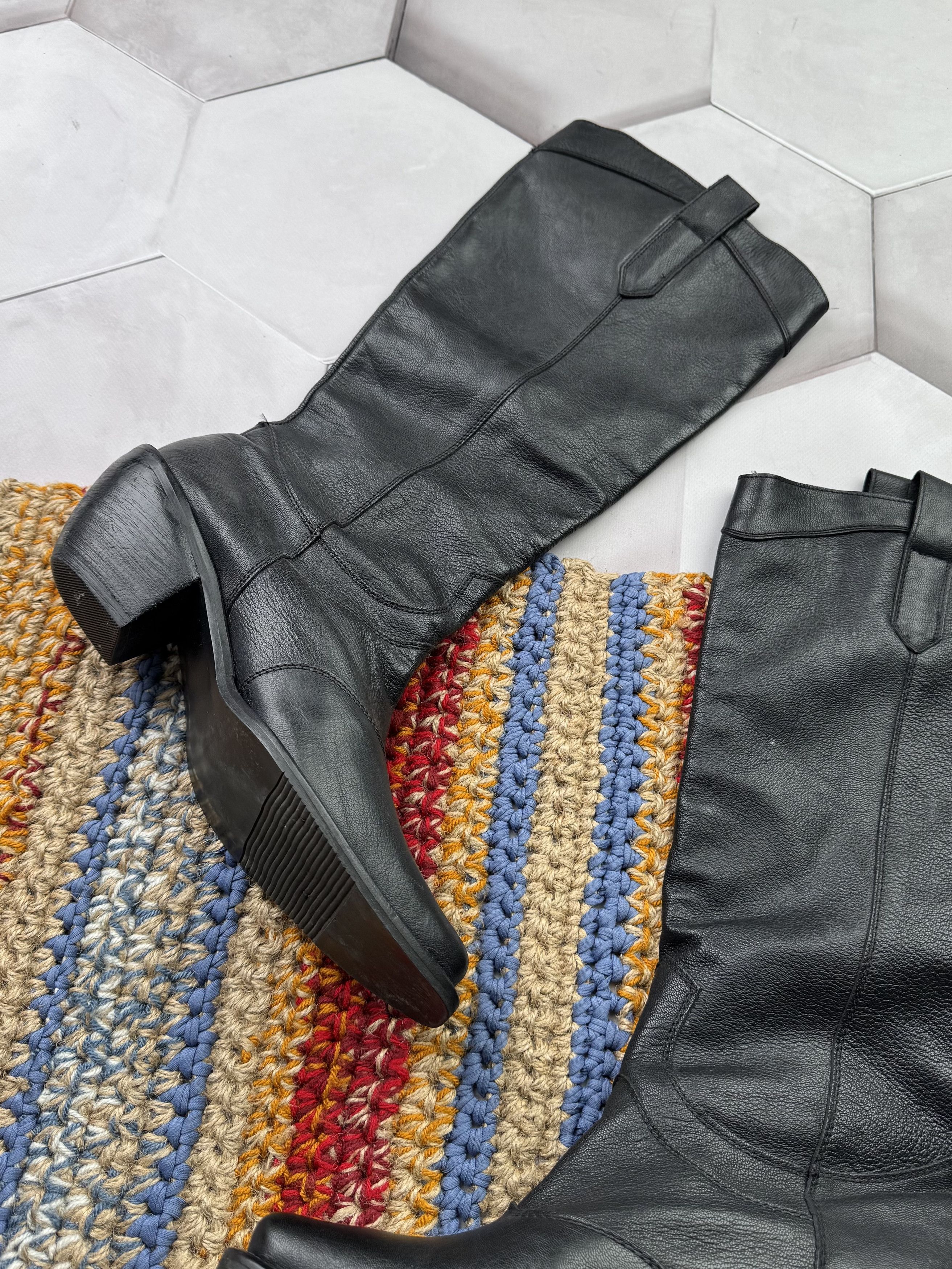 Japanese Brand Vintage Leather Boots (E4) Size US 8.5 / IT 38.5 - 5 Thumbnail