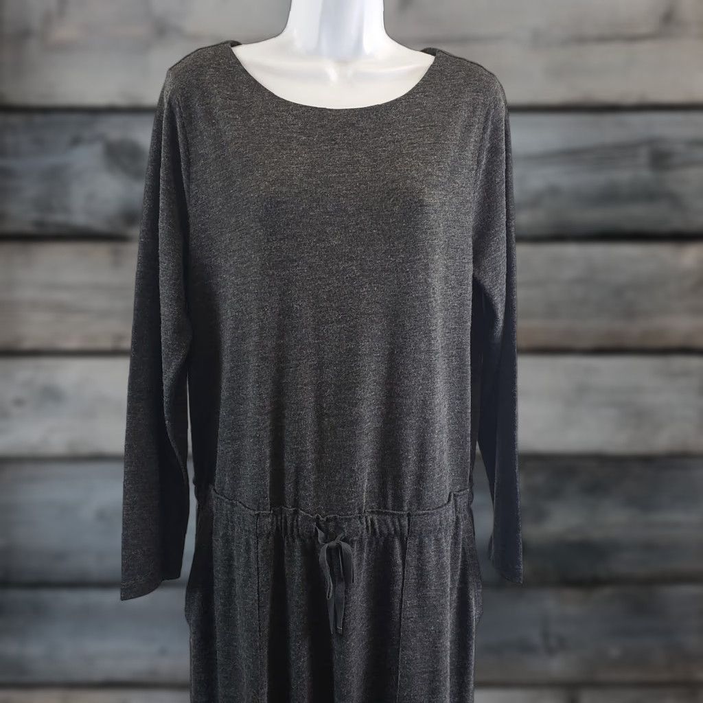 Soft Surroundings Soft Surroundings Jumpsuit Womens Large Gray Long Sleeve Everyday Knit Size L / US 10 / IT 46 - 1 Thumbnail