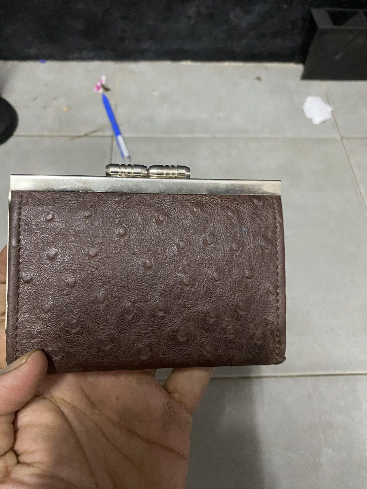 Leather × Vintage Leather Wallet Montino Size ONE SIZE - 6 Thumbnail