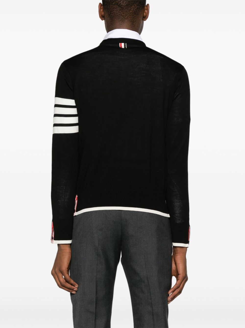 Thom Browne o1s22i1n1224 Crewneck Sweater in Black Size US M / EU 48-50 / 2 - 4 Thumbnail