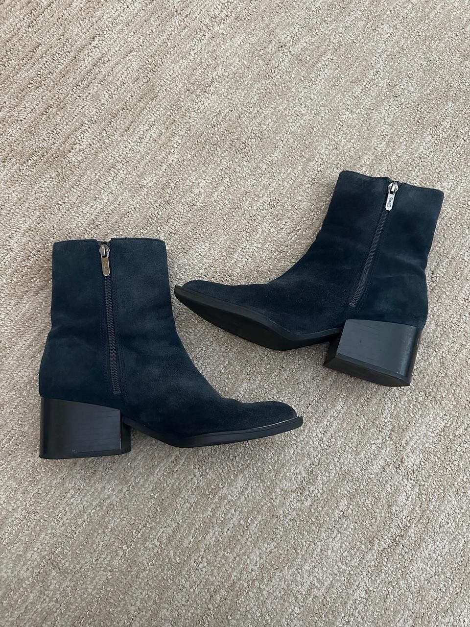 Sam Edelman Circus by Sam Edelman navy blue suede boots Size US 6 / IT 36 - 1 Thumbnail