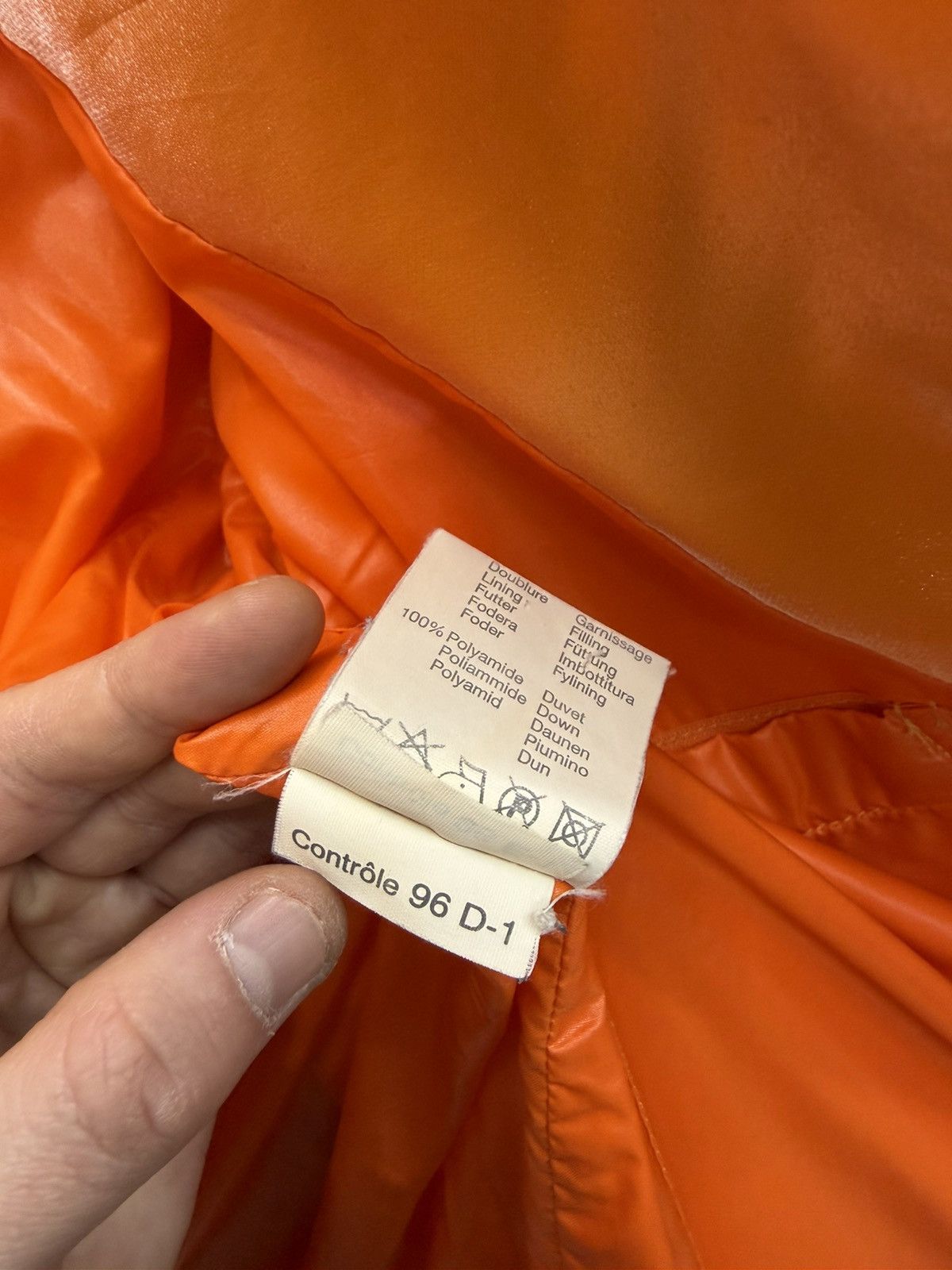 Moncler Grenoble Moncler Grenoble Women’s Orange Down Puffer Jacket Size 2 Size M / US 6-8 / IT 42-44 - 13 Thumbnail