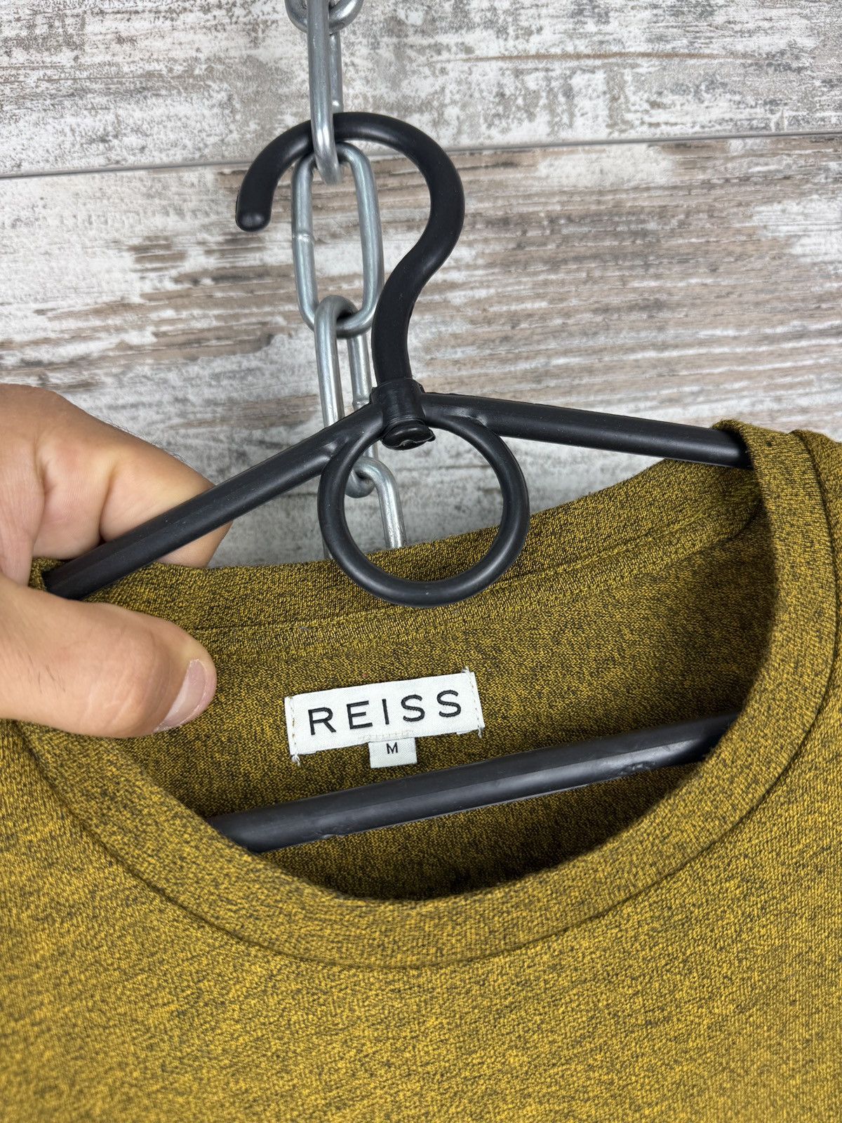 Reiss Mens Vintage Reiss T-shirt basic tee size M Size US M / EU 48-50 / 2 - 6 Thumbnail