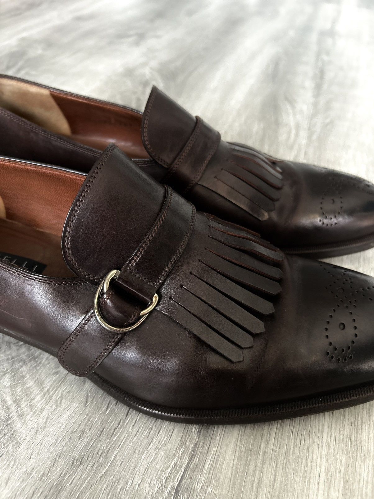 Fratelli Rossetti Fratelli Rossetti Leather Loafers - Made in Italy Size US 10 / EU 43 - 6 Thumbnail