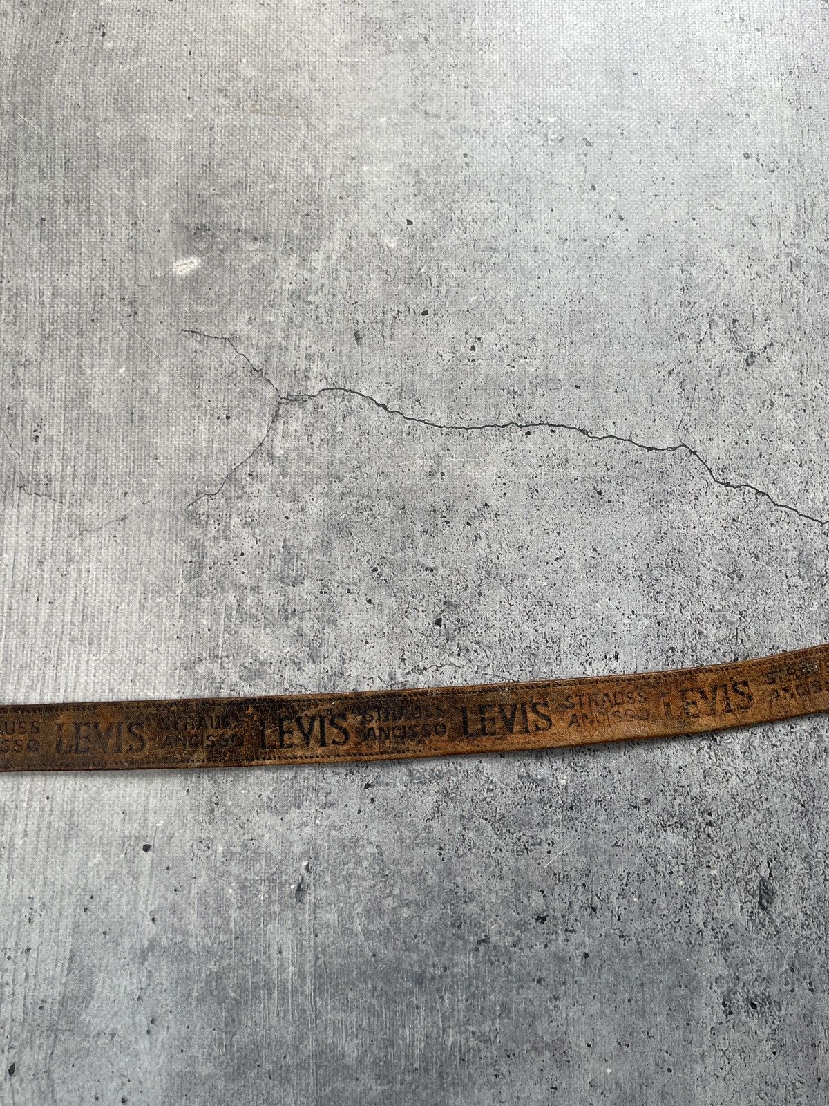 Levi's × Vintage Vintage 90’s Levi’s Brown Lether Belt Size ONE SIZE - 5 Thumbnail