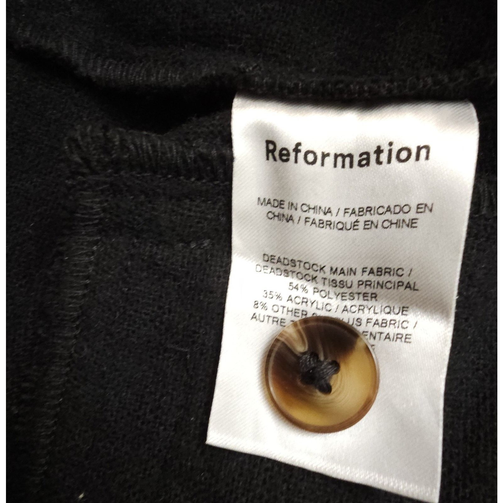 Reformation Reformation Mason High-Waisted Wool-Blend Trouser 2p Size 26" / US 2 / IT 38 - 8 Thumbnail