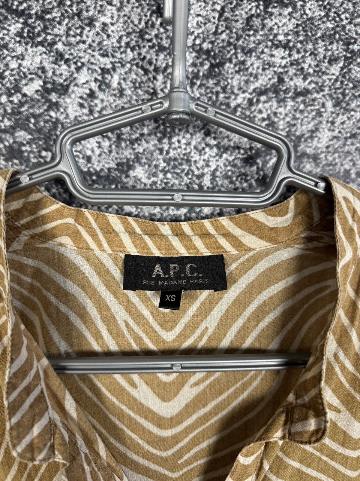 A.P.C. A.P.C. Zebra Print Blouse Long Sleeve Rue Madame Paris XS Size XS / US 0-2 / IT 36-38 - 7 Thumbnail