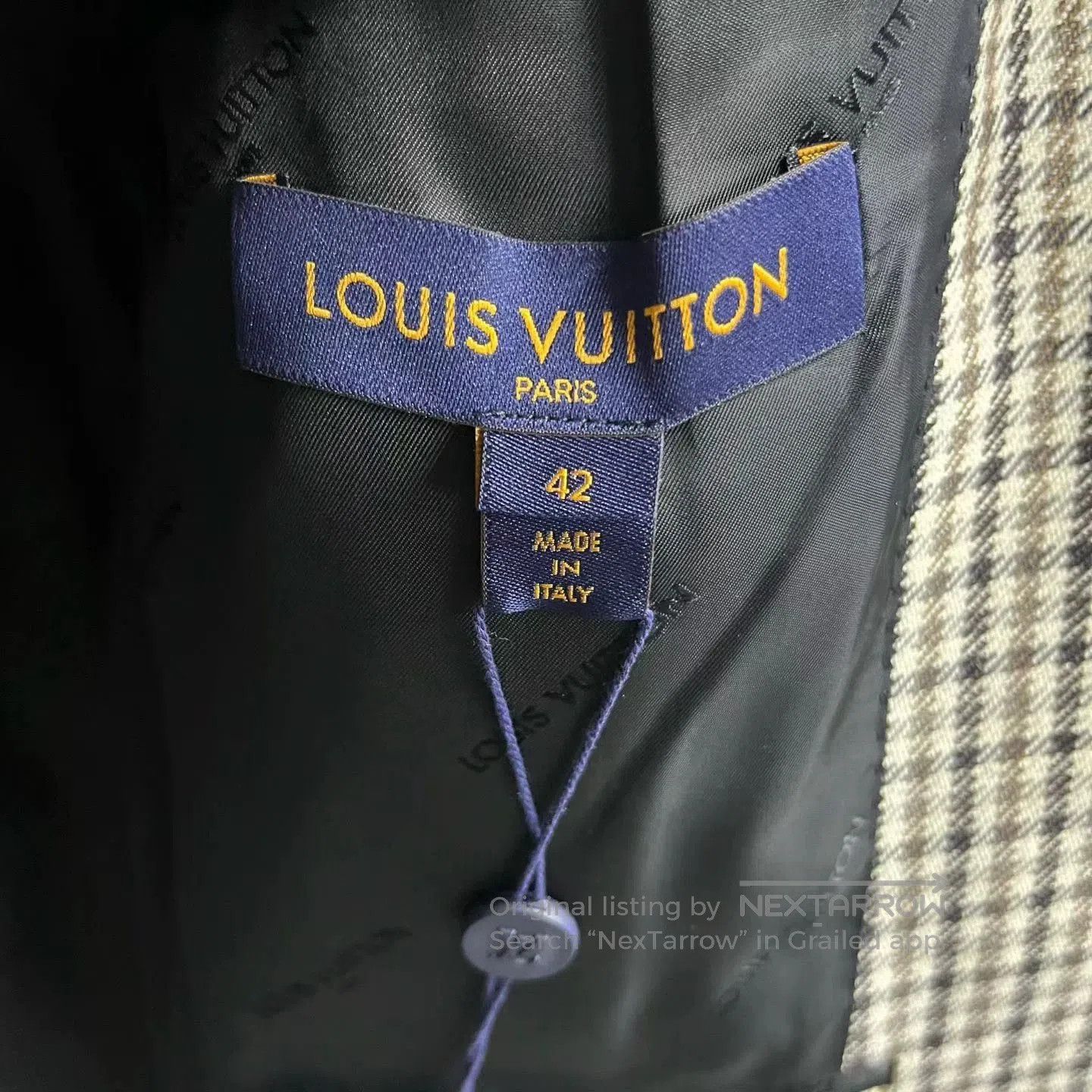 Louis Vuitton grey wool blend blazer jacket by louis vuitton. Size US M / EU 48-50 / 2 - 2 Thumbnail