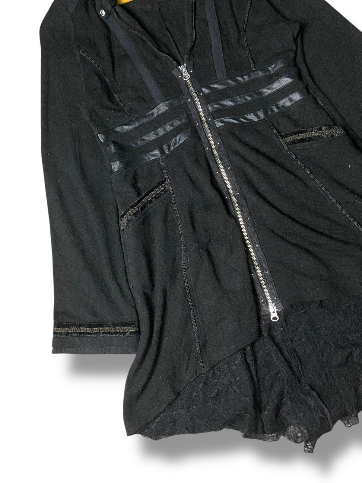 Japanese Brand Vintage Ozz Croce Gothic Style Hooded Jacket (147) Size US XXS / EU 40 - 3 Thumbnail