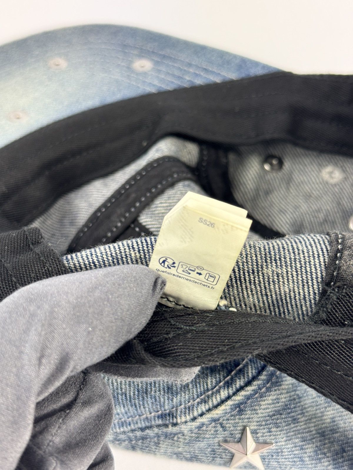 Supreme STAR STUDDED DENIM CAMP CAP Size ONE SIZE - 10 Thumbnail