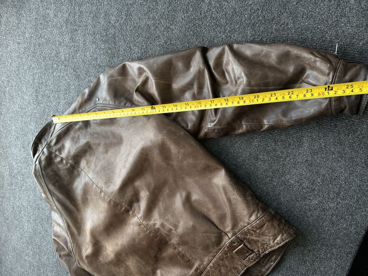 Other 🚨VNTG LEATHER JACKET AVANT GARDE WESTERN BROWN MOTO Size US XS / EU 42 / 0 - 24 Thumbnail