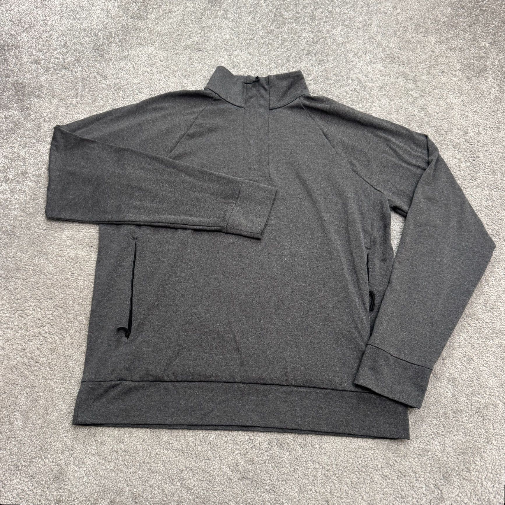 Vintage BR Standard 1/4 Zip Pullover Performance Shirt Men Small Gray Long Sleeve Active Shirt Size US M / EU 48-50 / 2 - 2 Thumbnail