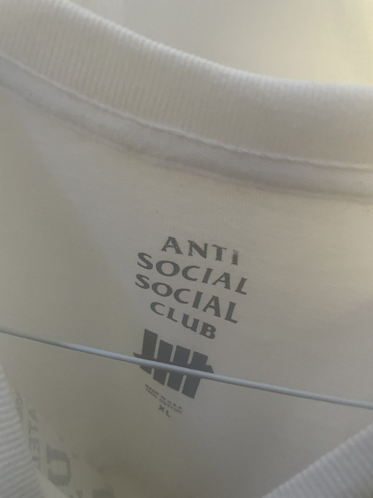 Anti Social Social Club “Undefeated” shirt Size US XL / EU 56 / 4 - 1 Thumbnail