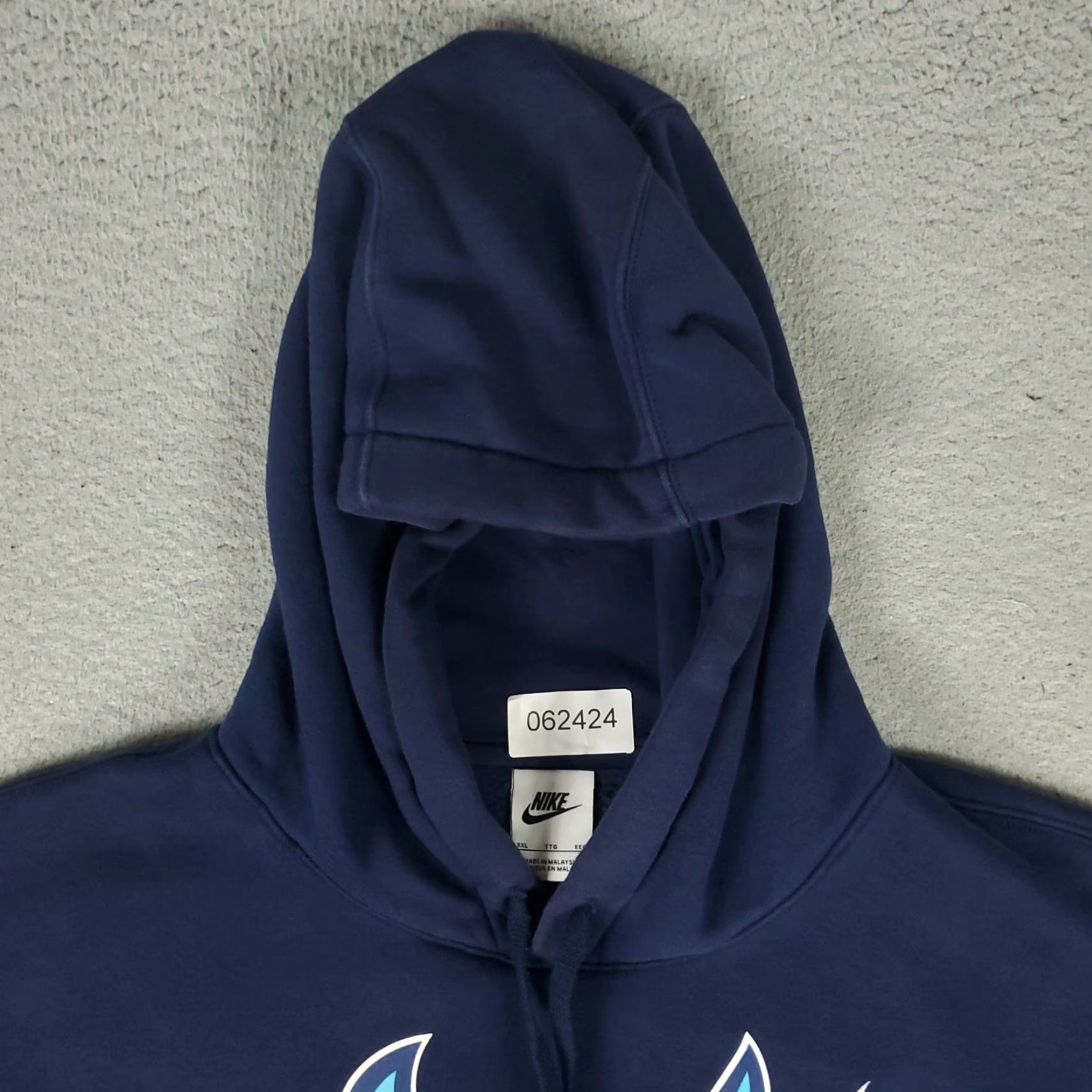 Nike Nike Hoodie Pullover Sweatshirt Mens Size 2XL Blue Swoosh Logo Sweatshirt Hoodie Nike Pullover Mens Size 2XL Blue Swoosh Logo Sweatshirt Size US XXL / EU 58 / 5 - 2 Thumbnail