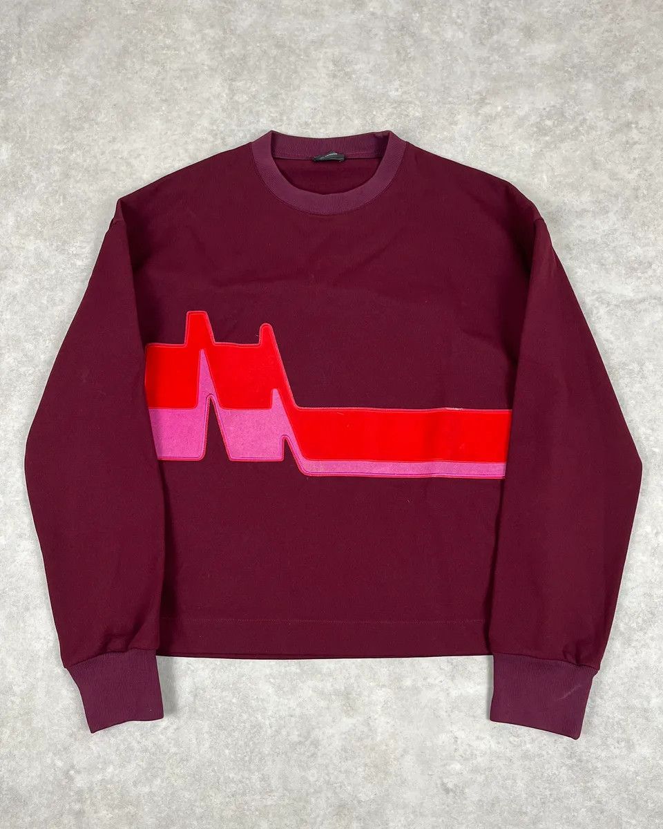 Jil Sander Jil Sander Bordeaux Contemporary Sweater Size US M / EU 48-50 / 2 - 1 Thumbnail