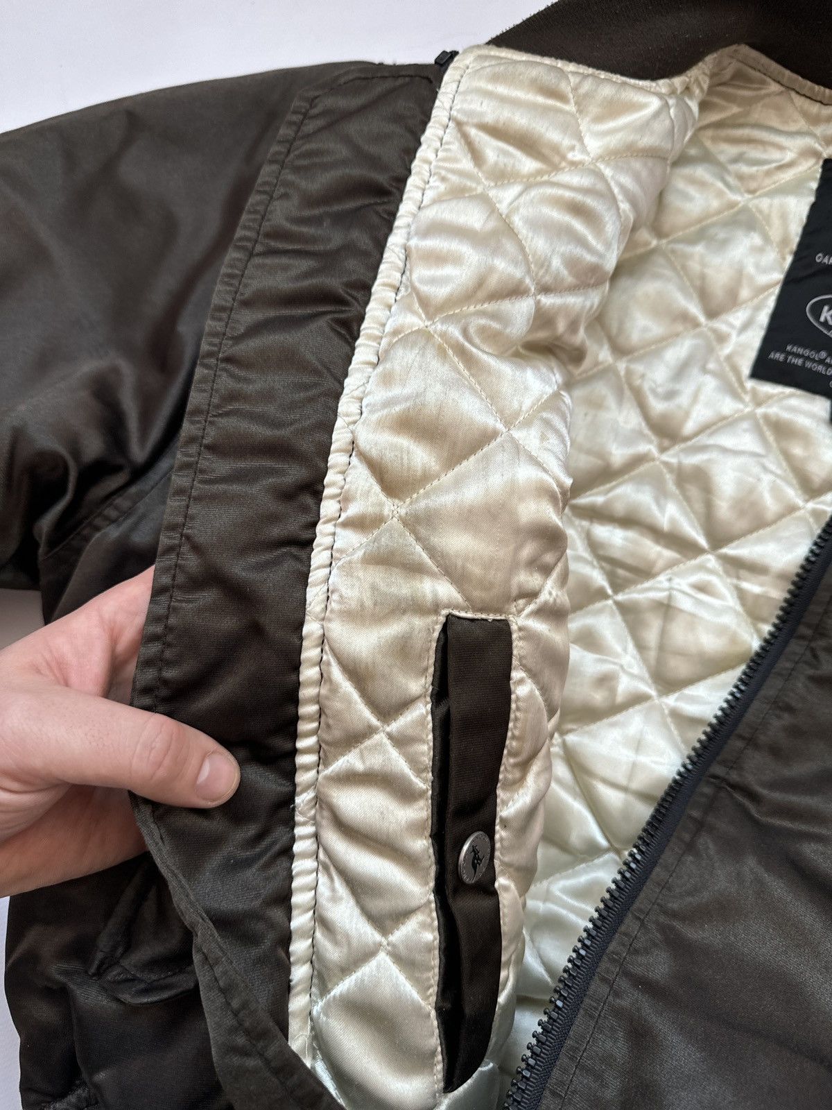Kangol Vintage Kangol MA-1 Bomber Jacket Cropped Oversized Rare Size US M / EU 48-50 / 2 - 23 Thumbnail