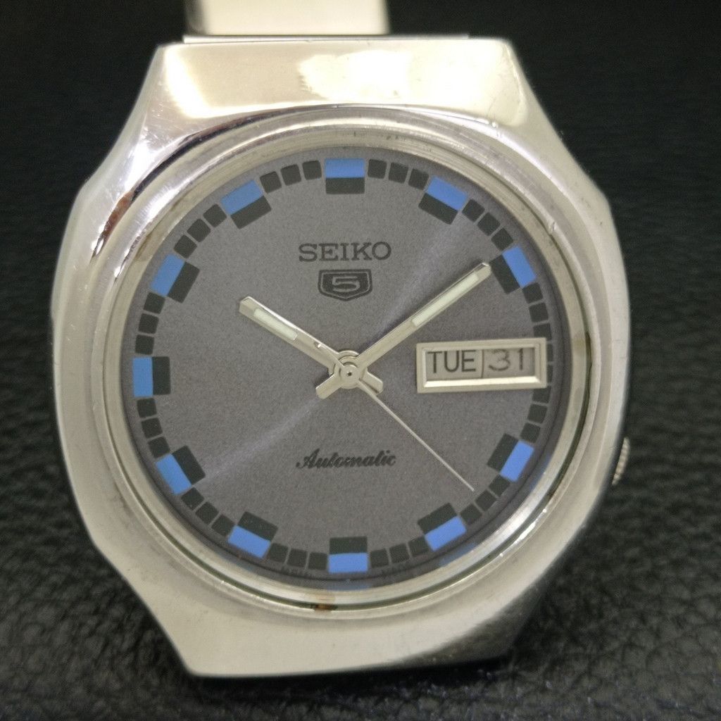 Seiko Genuine Vintage Seiko 5 Automatic Japan Mens Watch A500077 Size 38 - 4 Thumbnail
