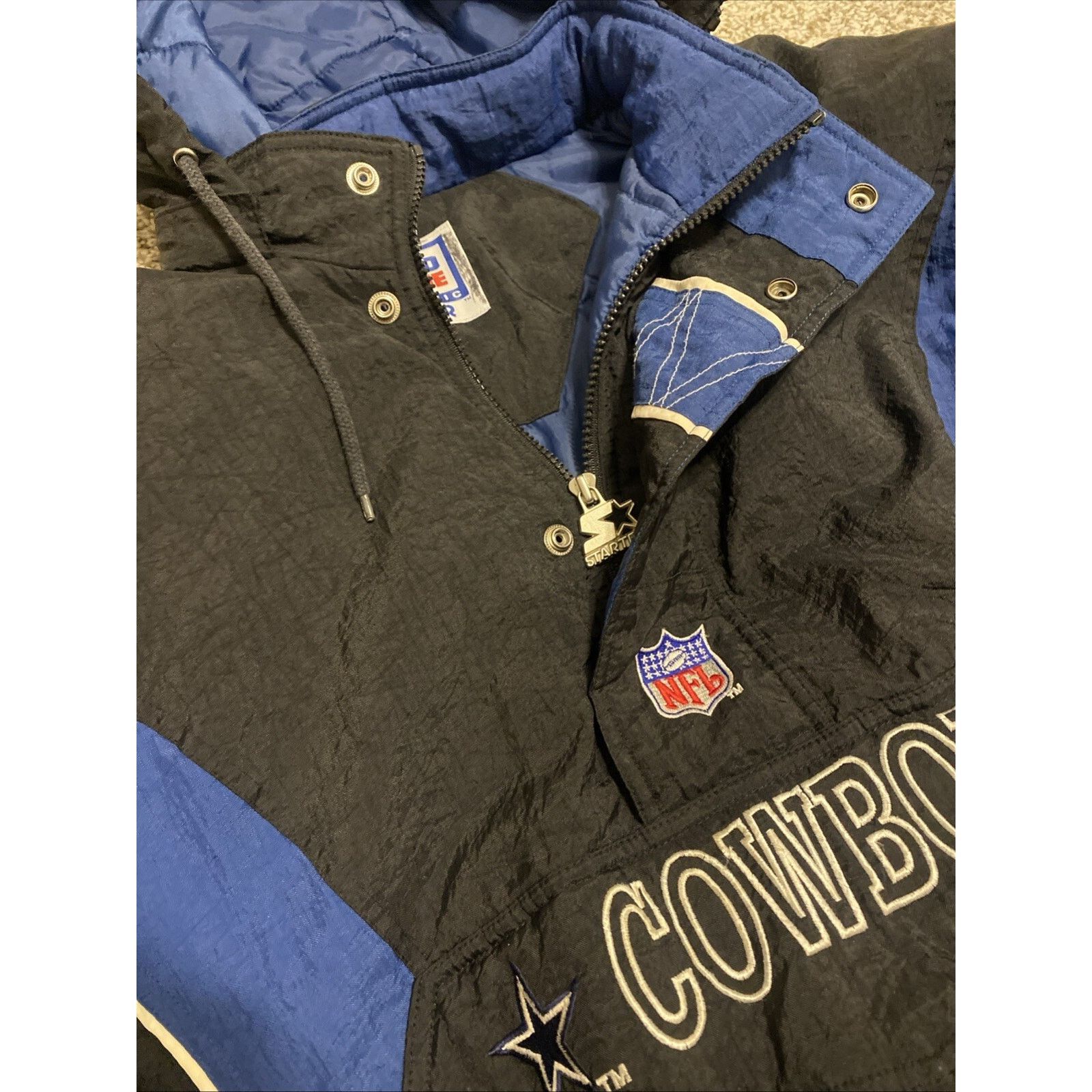 Starter Dallas Cowboys Starter Jacket Medium (GREAT CONDITION) Size US M / EU 48-50 / 2 - 6 Thumbnail