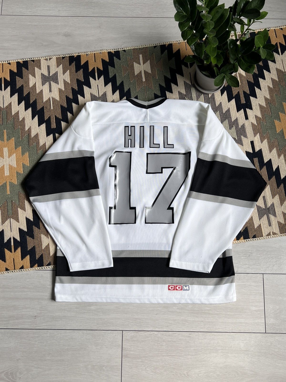 NHL Vintage Sean Hill Los Angeles Kings Jersey Size US L / EU 52-54 / 3 - 4 Thumbnail