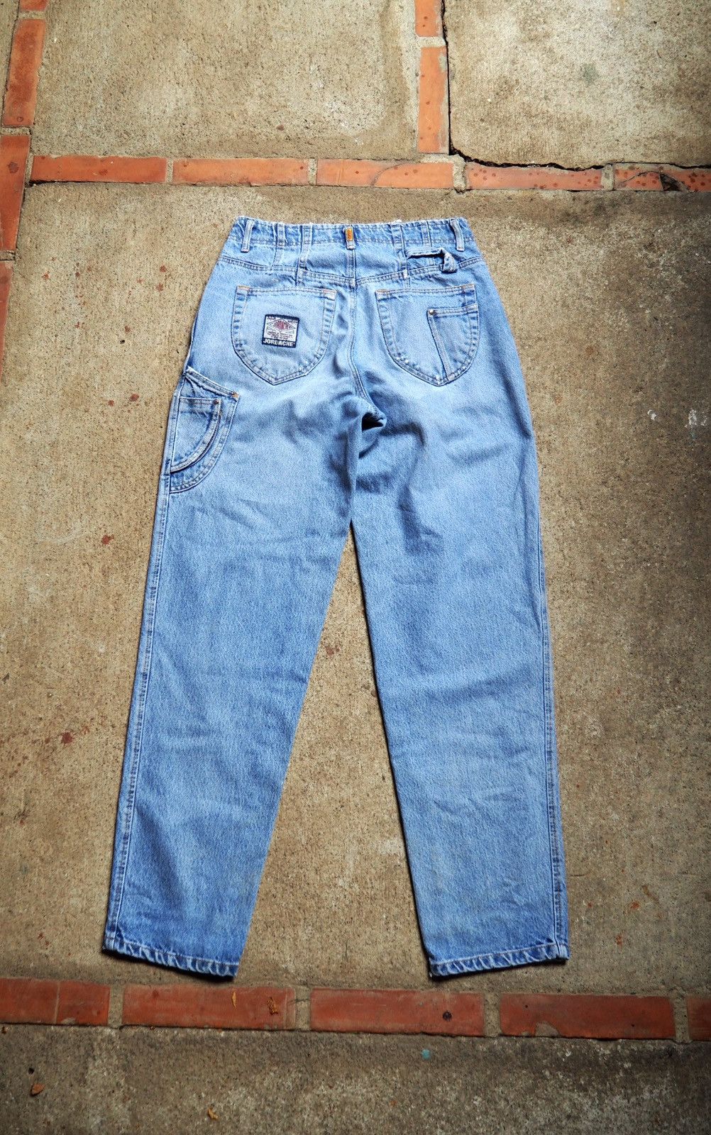 Jordache Vintage 80s 90s Jordache Pleated Carpenter denim, 32 Size US 32 / EU 48 - 1 Thumbnail