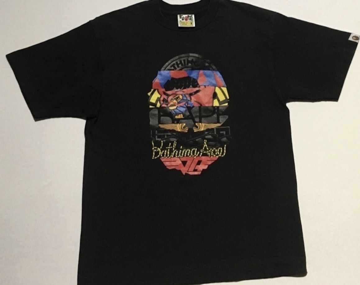 Bape Bape multi logo tee shirt Size US M / EU 48-50 / 2 - 1 Thumbnail