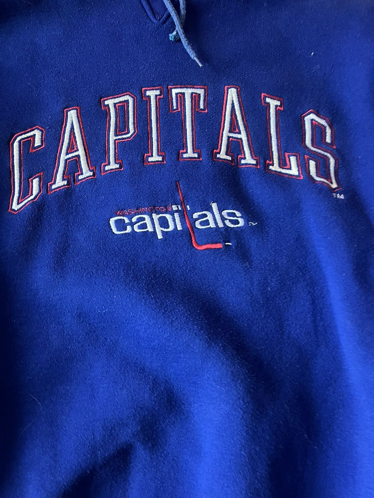 Logo Athletic × NHL × Vintage Vintage Washington Capitals Hockey Hoodie Size US XL / EU 56 / 4 - 2 Thumbnail