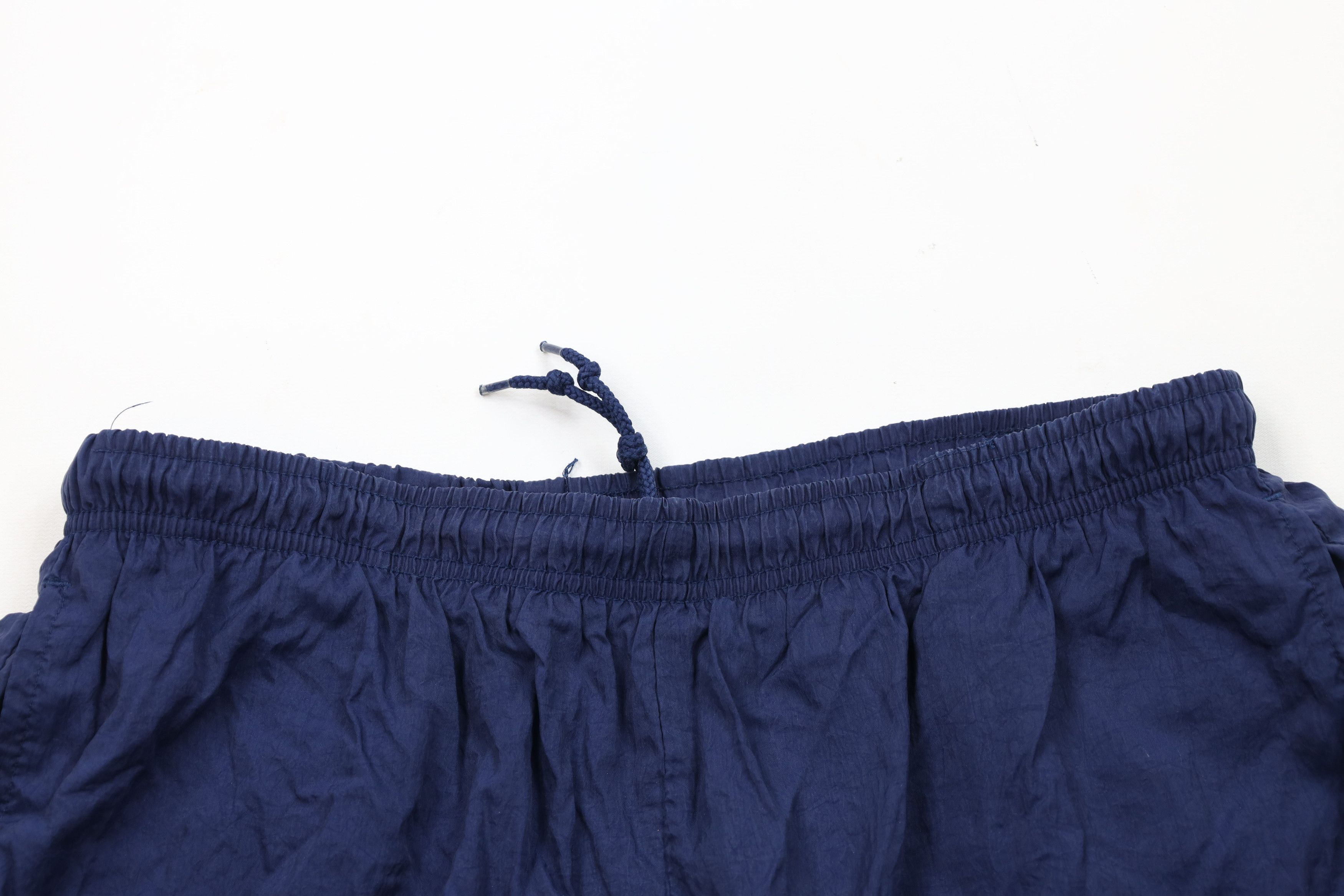 Nike Vintage 90s Nike Big Swoosh Lined Shorts Swim Trunks Blue Size US 32 / EU 48 - 2 Thumbnail