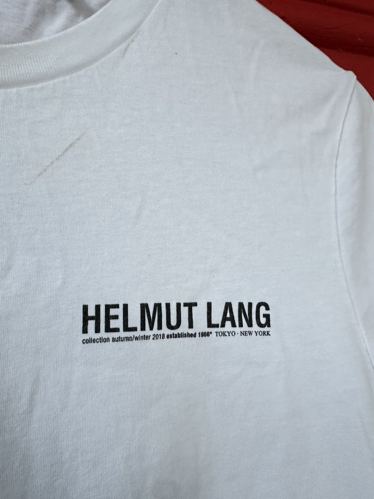 Helmut Lang Helmut Lang A/W 2018 Tokyo New York Tee Size US S / EU 44-46 / 1 - 2 Thumbnail