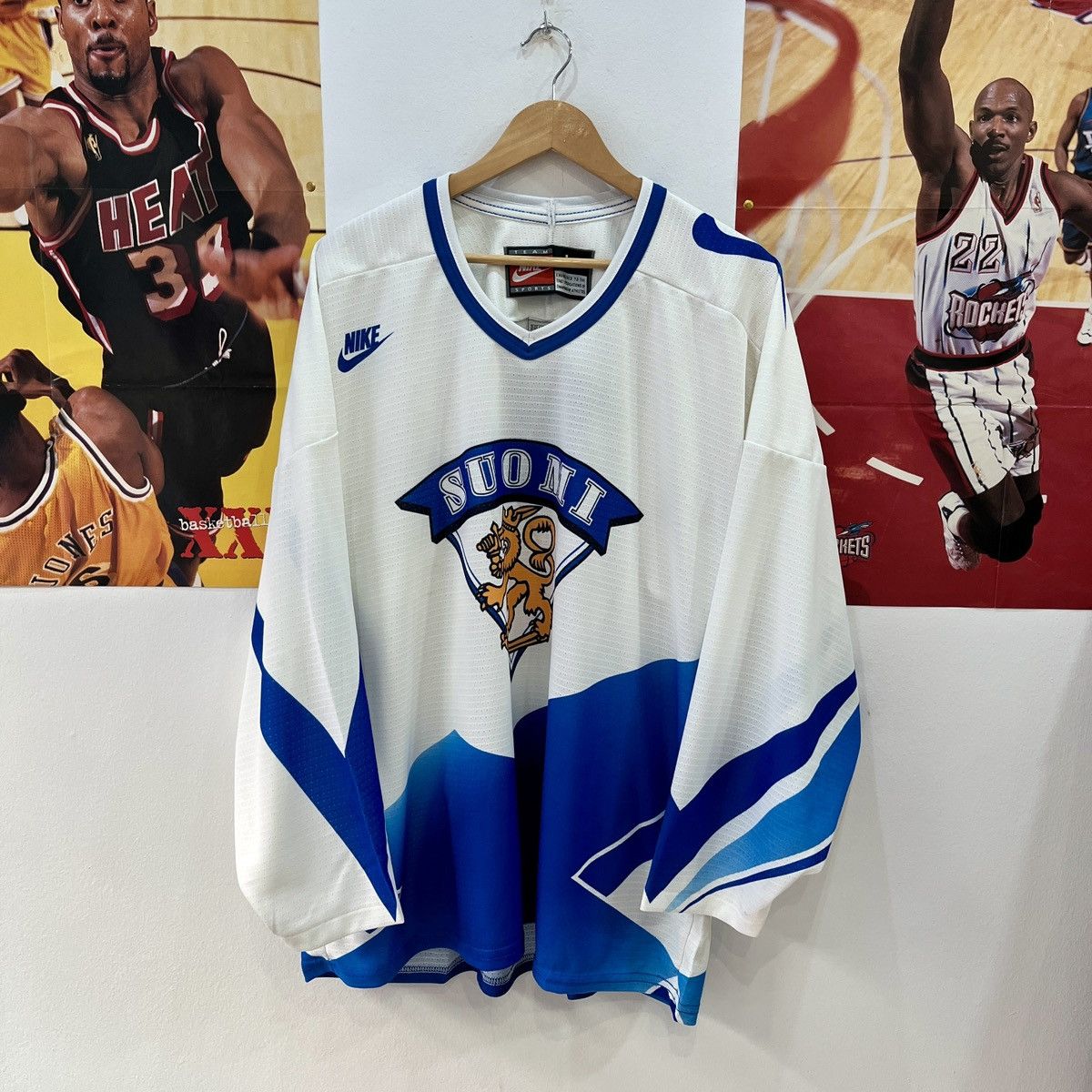 NHL Nike Vintage BNWT Vintage Finland 1997 Home Nike Hockey Jersey Grailed