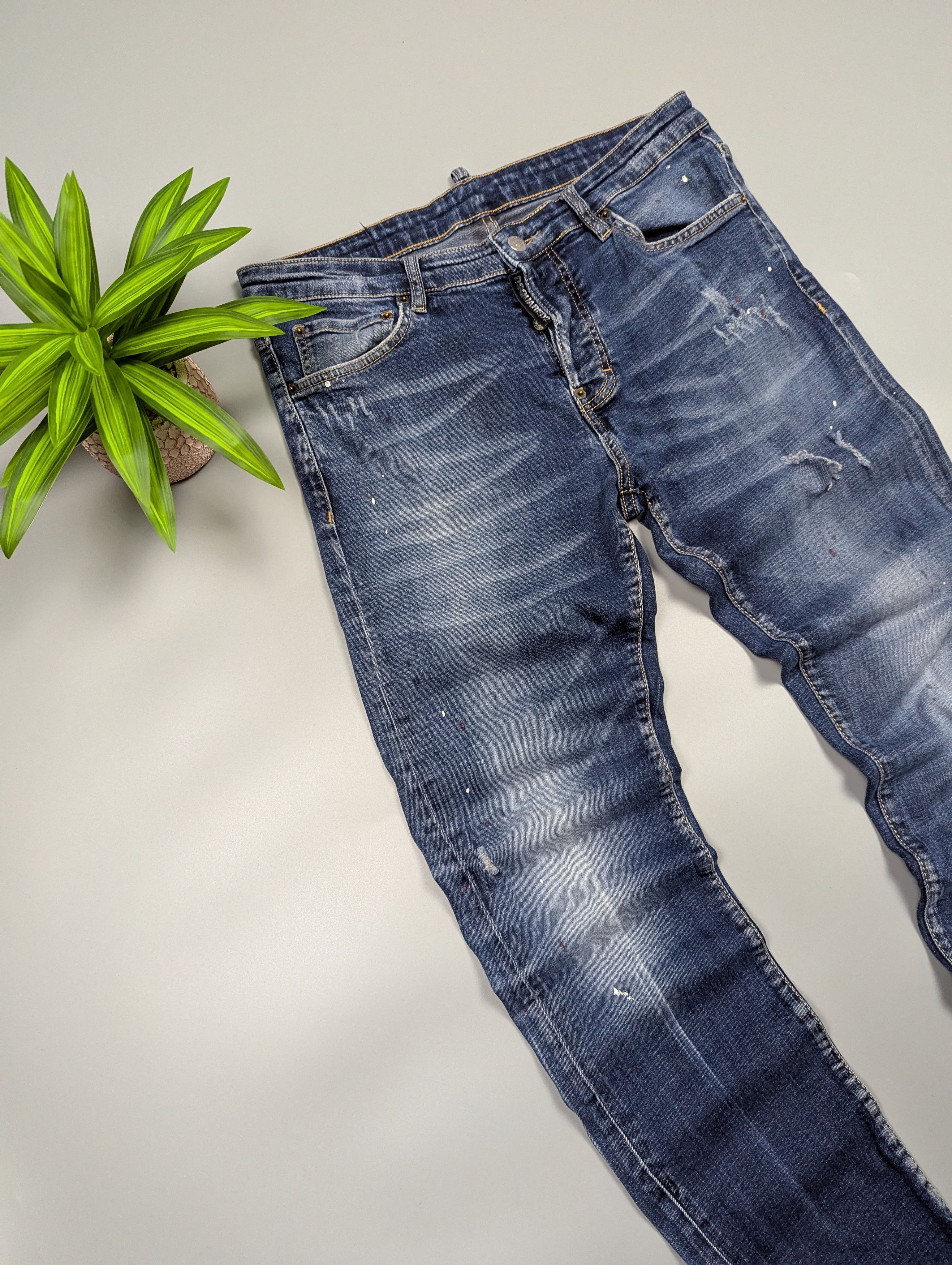 Dsquared2 Dsquared2 Icon Slim Distressed Jeans 48 Italy Size US 32 / EU 48 - 4 Thumbnail
