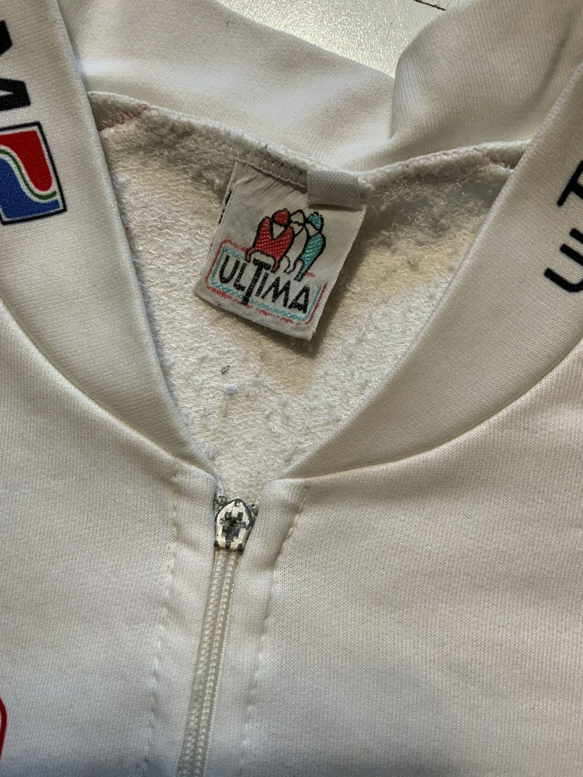 Vintage Vintage 80s 90s Ultima PDM Cycling Team Italy 1/4 Zip Jersey Size US L / EU 52-54 / 3 - 8 Thumbnail