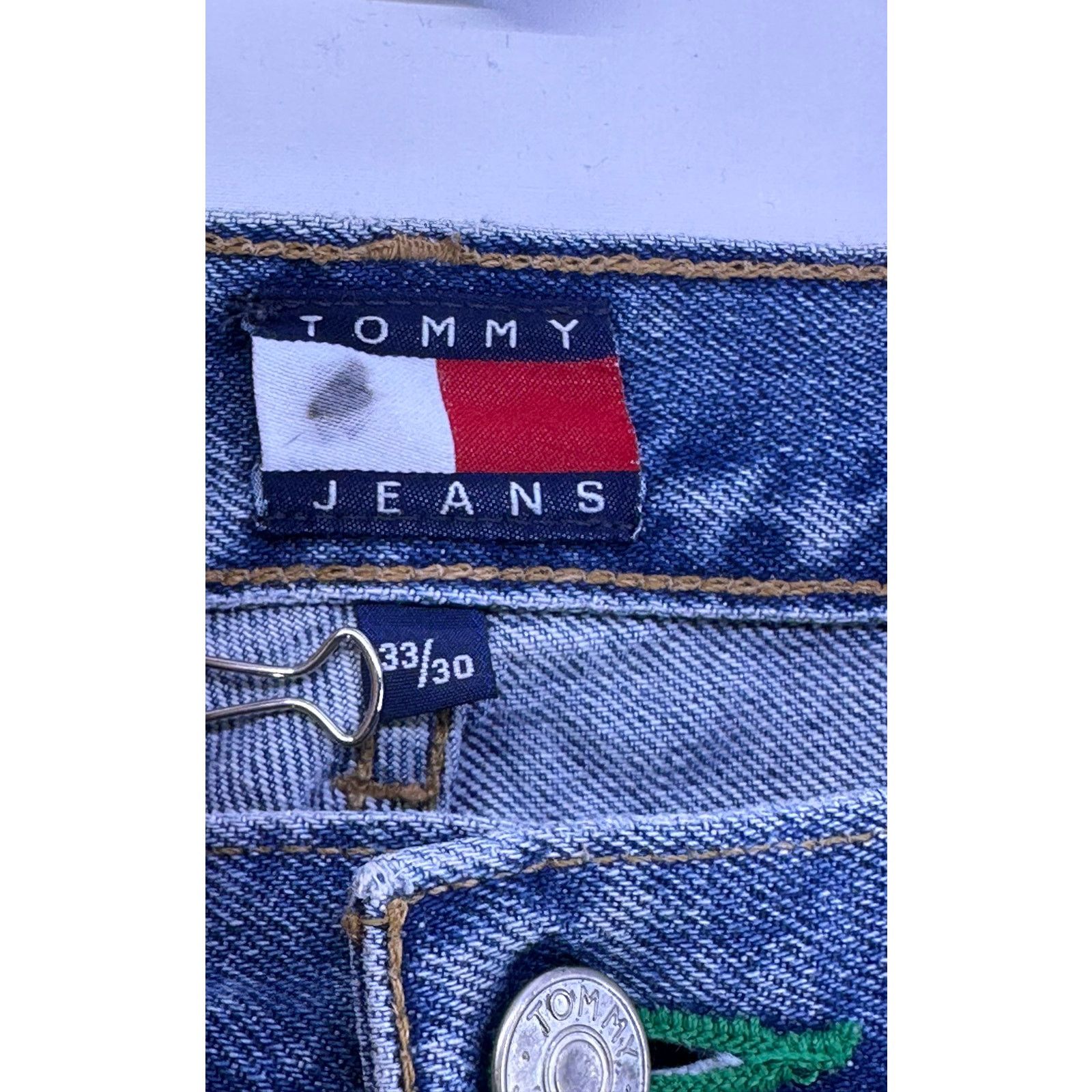 Tommy Hilfiger Tommy Hilfiger Blue Straight fit Jeans Size 33x30 Size US 33 - 7 Thumbnail