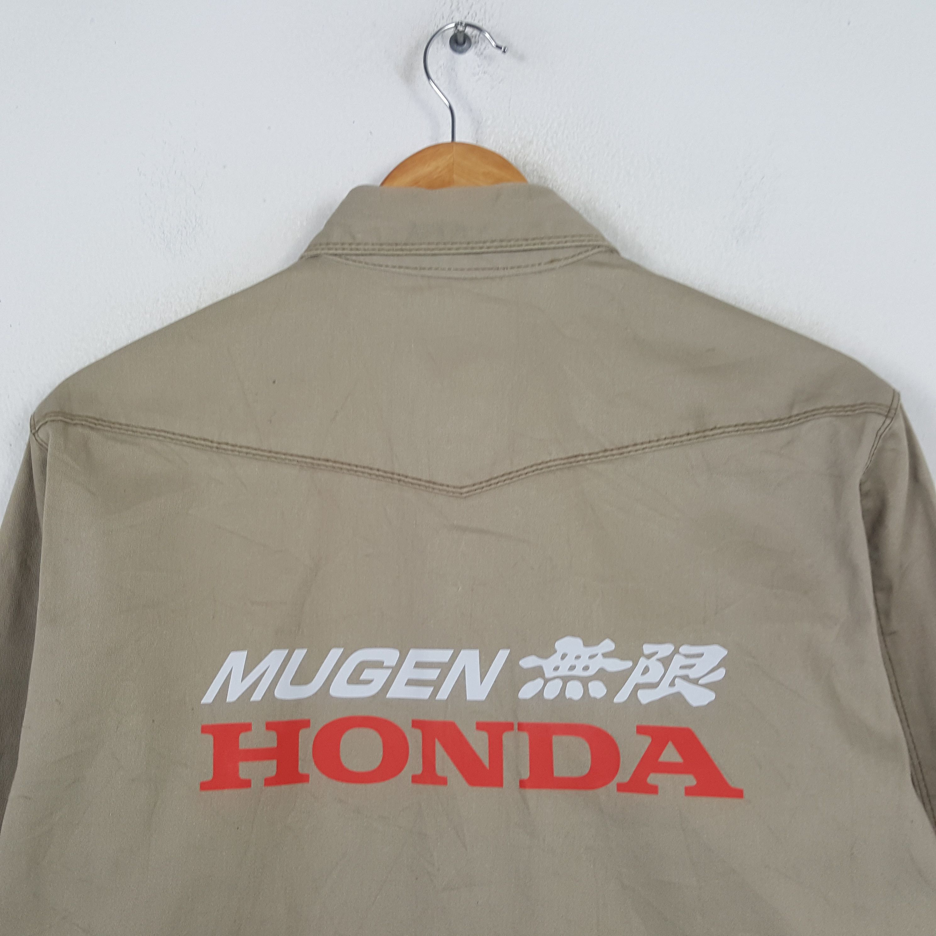 Japanese Brand × Vintage Vintage MUGEN HONDA Racing Team Custom Shirt Jacket C289N8 Size US S / EU 44-46 / 1 - 2 Thumbnail